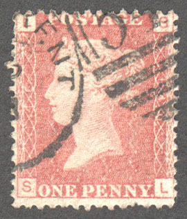 Great Britain Scott 33 Used Plate 146 - SL - Click Image to Close
